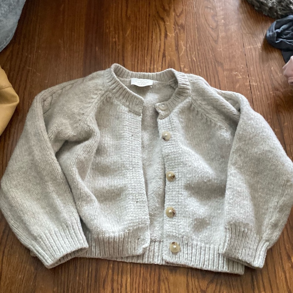 Never worn knit cardigan thick and warm